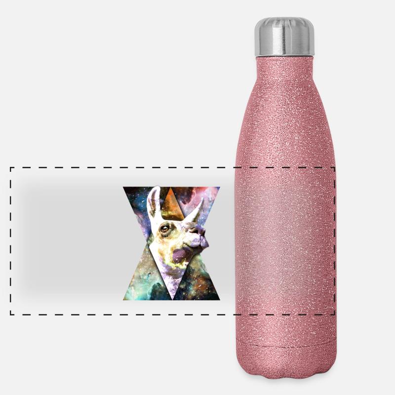 Lamarama dans l'espace Gourde isotherme panoramique pailletée 500 ml
