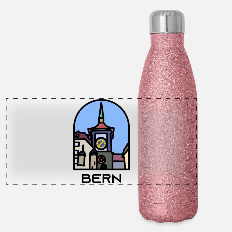 Bern Panorama Glitzer Isolierflasche 500 ml
