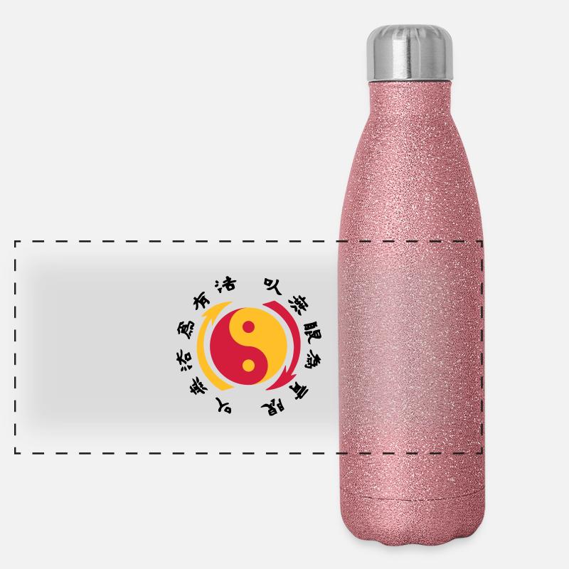 JKD Core Logo Panorama Glitzer Isolierflasche 500 ml