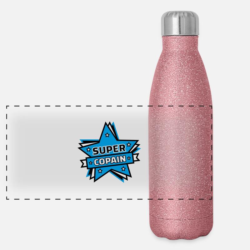 SUPER COPAIN Gourde isotherme panoramique pailletée 500 ml