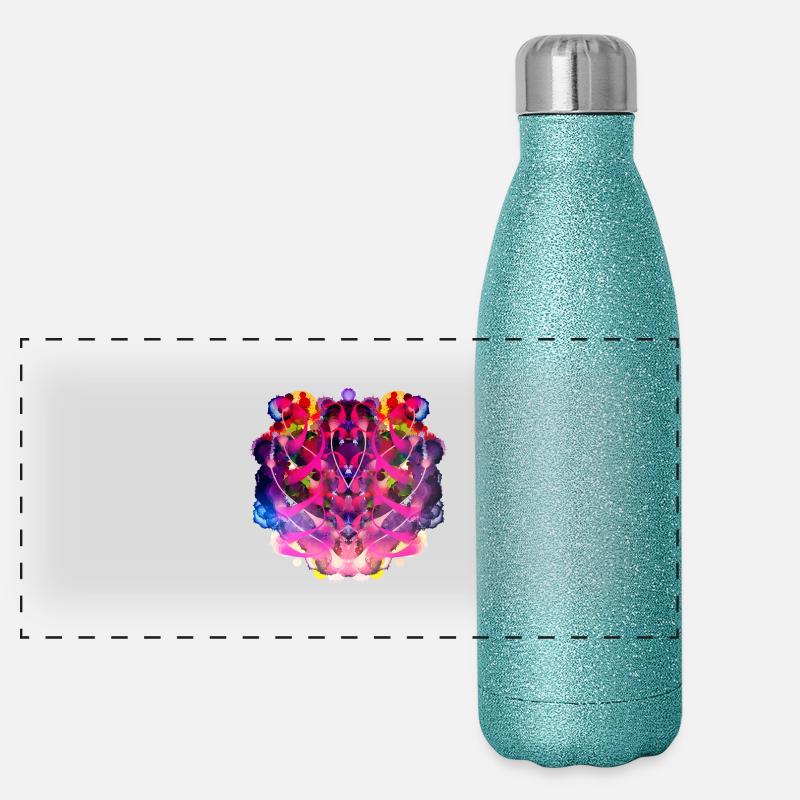 peng2 Panorama Glitzer Isolierflasche 500 ml