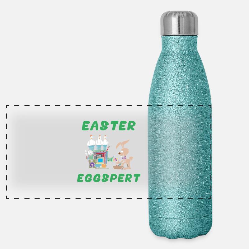 Easter Eggspert Panoramic Glitter Thermal Bottle 500 ml