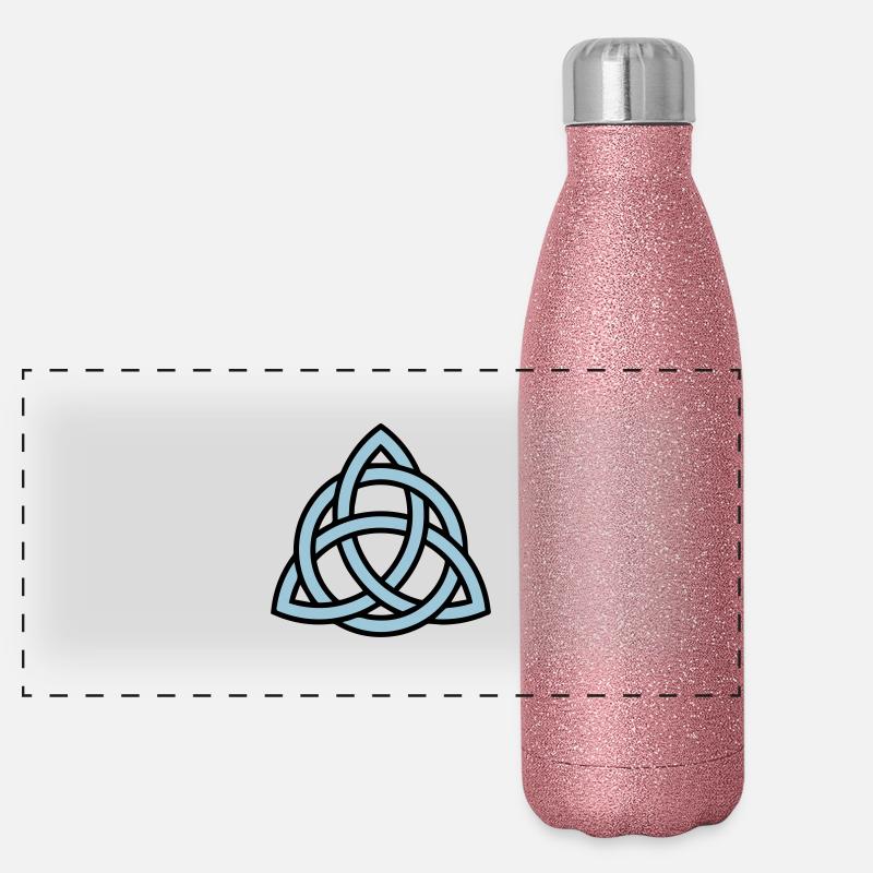 triquetra Panorama Glitzer Isolierflasche 500 ml
