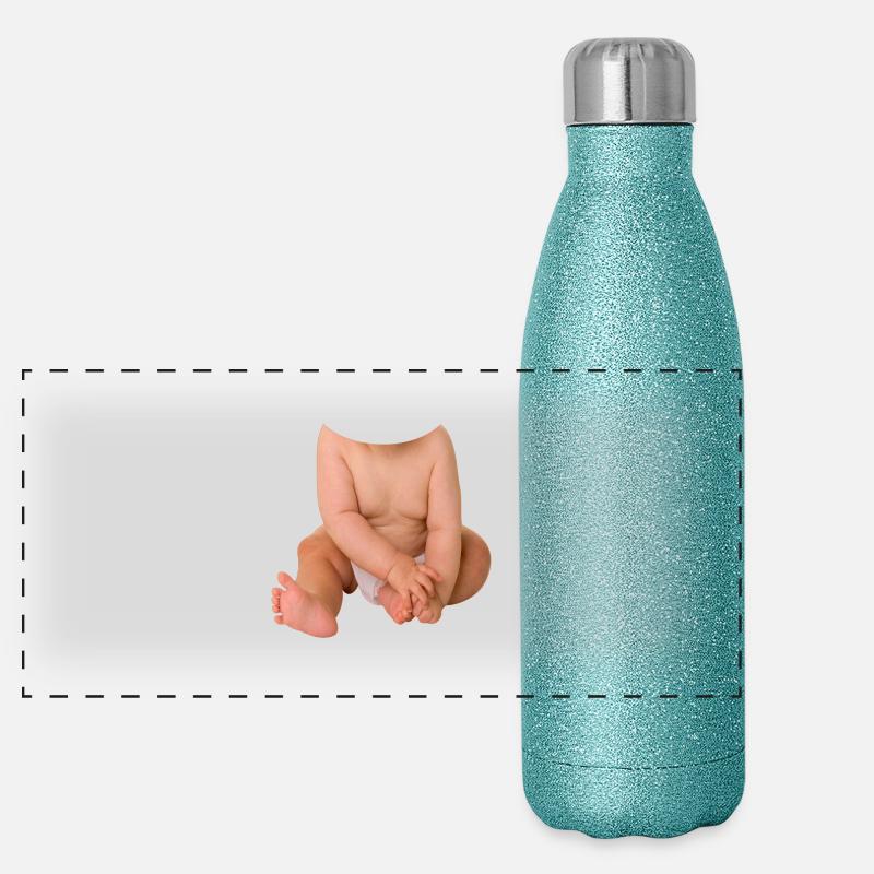 Baby_N2 Panorama Glitzer Isolierflasche 500 ml