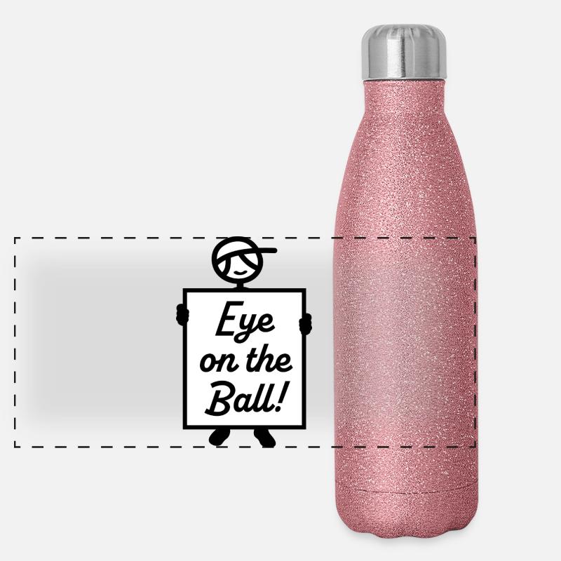 Eye on the Ball Panoramic Glitter Thermal Bottle 500 ml