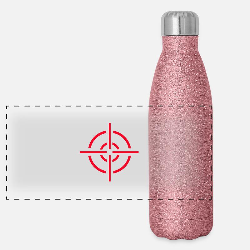 crosshairs Panoramic Glitter Thermal Bottle 500 ml