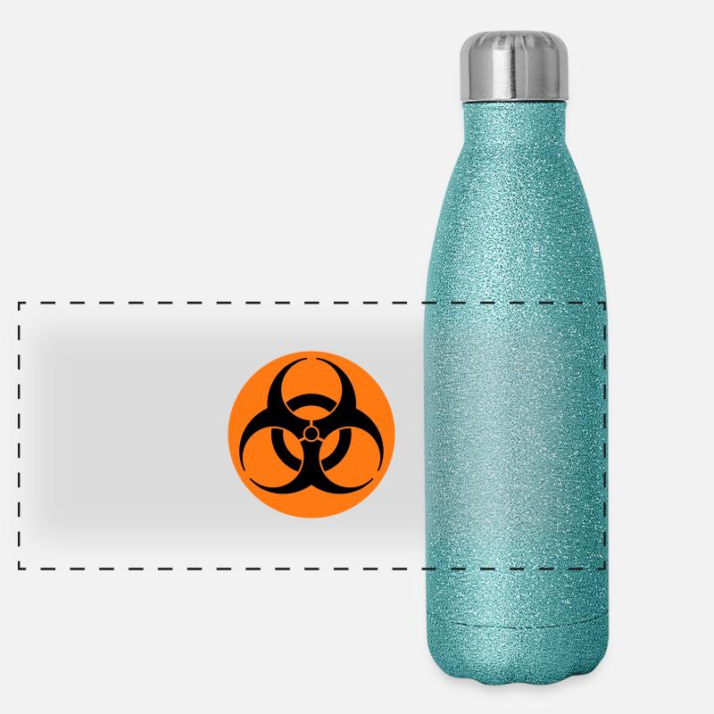 bioharzard 2 color II FR Gourde isotherme panoramique pailletée 500 ml