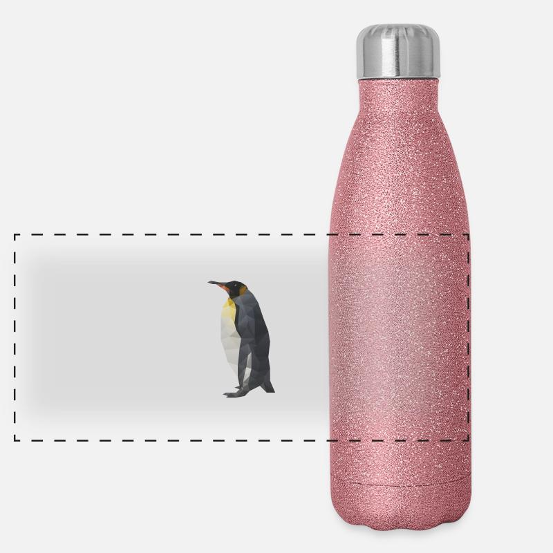PINGUIN Panorama Glitzer Isolierflasche 500 ml