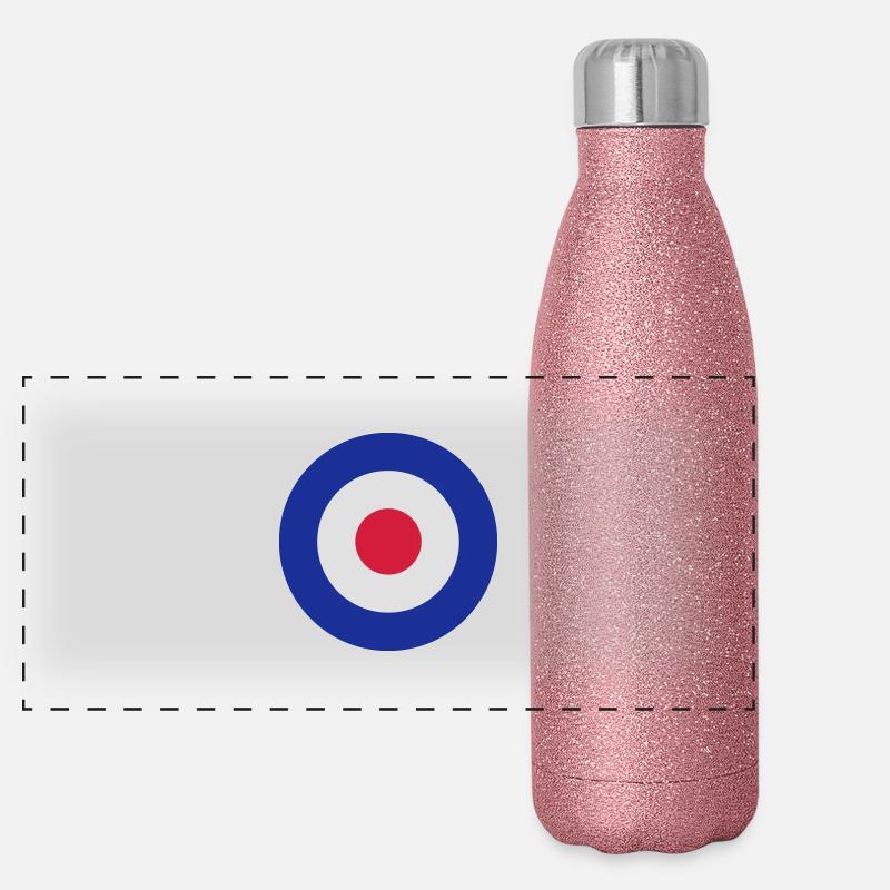 Mod Target Panorama Glitzer Isolierflasche 500 ml