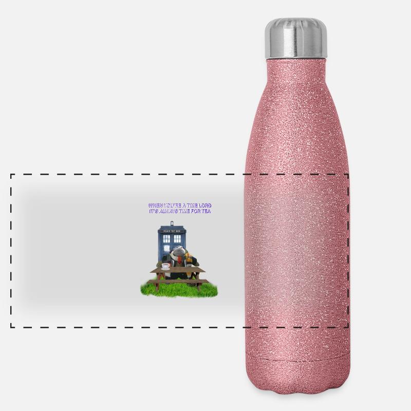 TIME AND SPACE AND TEA Panoramic Glitter Thermal Bottle 500 ml