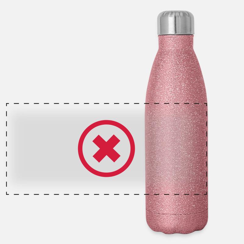negativ_button Gourde isotherme panoramique pailletée 500 ml