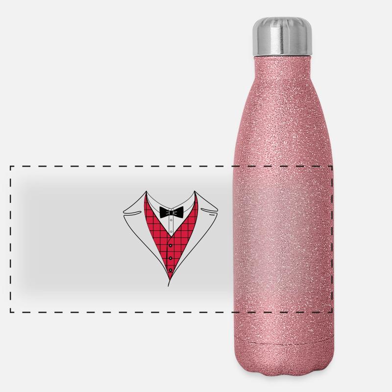 Anzug Panorama Glitzer Isolierflasche 500 ml
