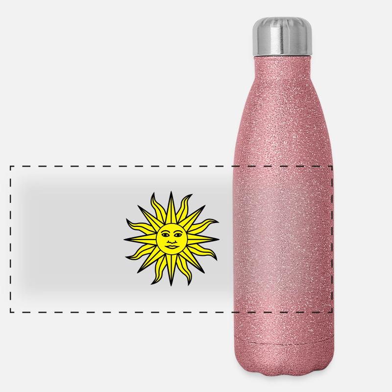 Sonnenschein Panorama Glitzer Isolierflasche 500 ml
