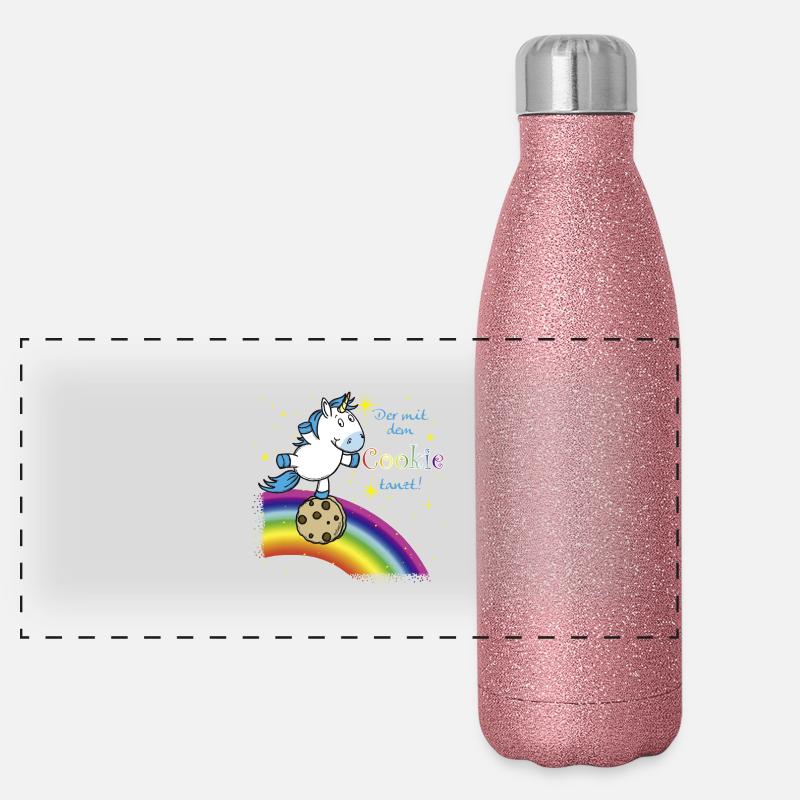 Einhorst Cookie Panorama Glitzer Isolierflasche 500 ml