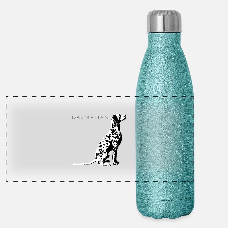 Dalmatiner Panorama Glitzer Isolierflasche 500 ml