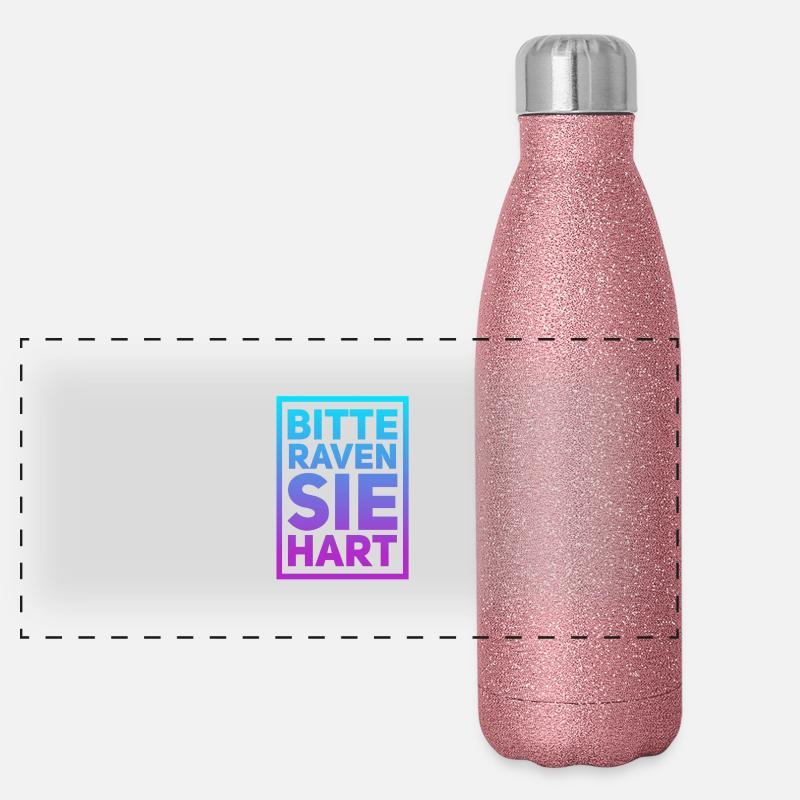 RAVEN Panorama Glitzer Isolierflasche 500 ml