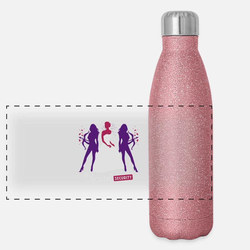 Braut Security 3C Panorama Glitzer Isolierflasche 500 ml