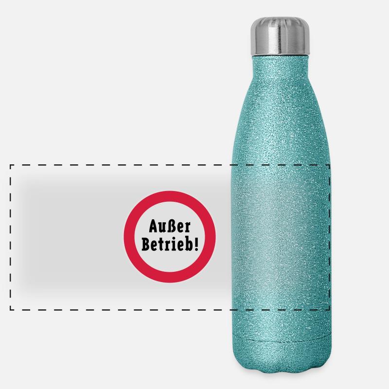 Hors service! (3C) Gourde isotherme panoramique pailletée 500 ml