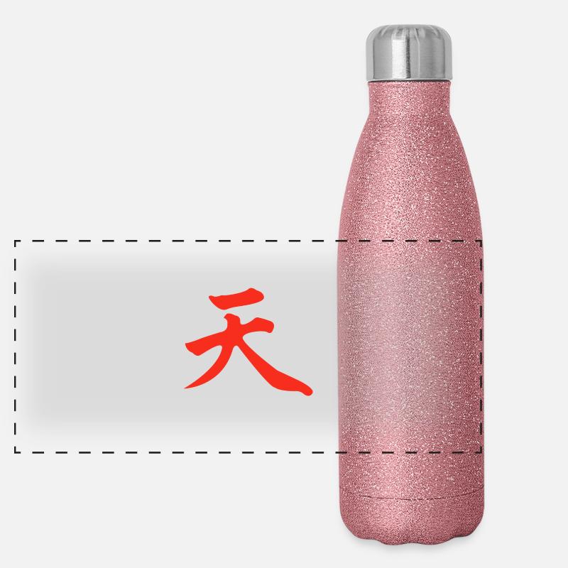 Akuma/Gouki symbol Panoramic Glitter Thermal Bottle 500 ml