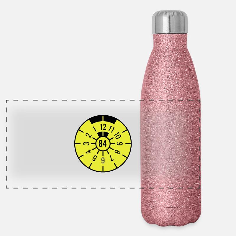 TÜV 1984 Gourde isotherme panoramique pailletée 500 ml