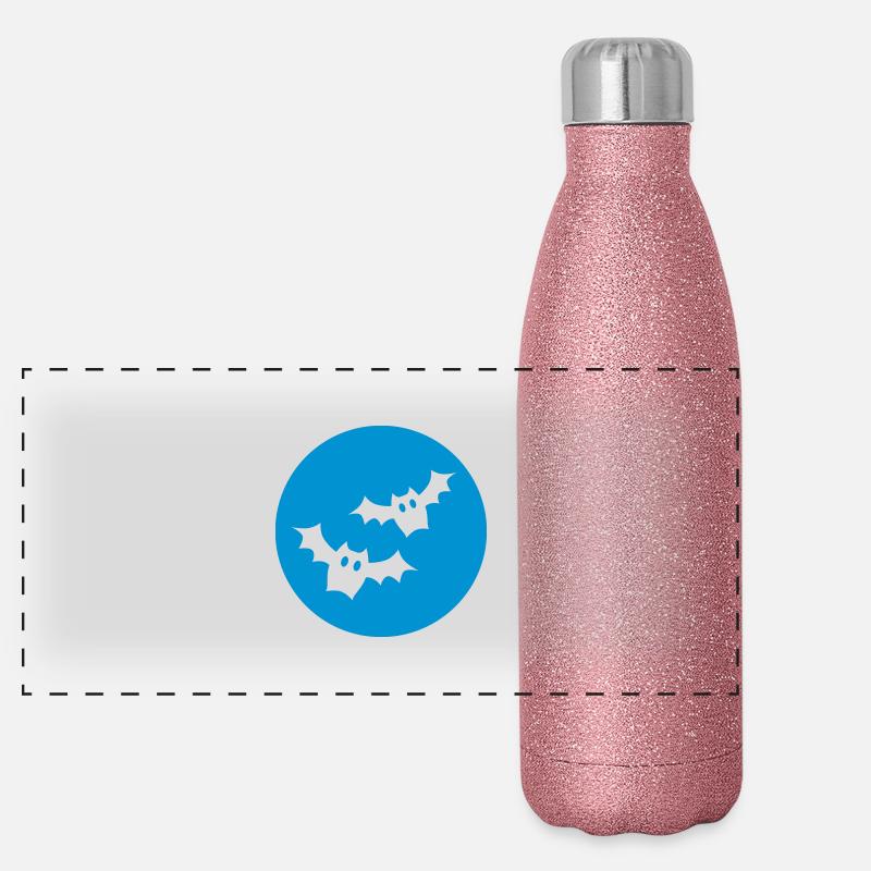 Bats Panoramic Glitter Thermal Bottle 500 ml