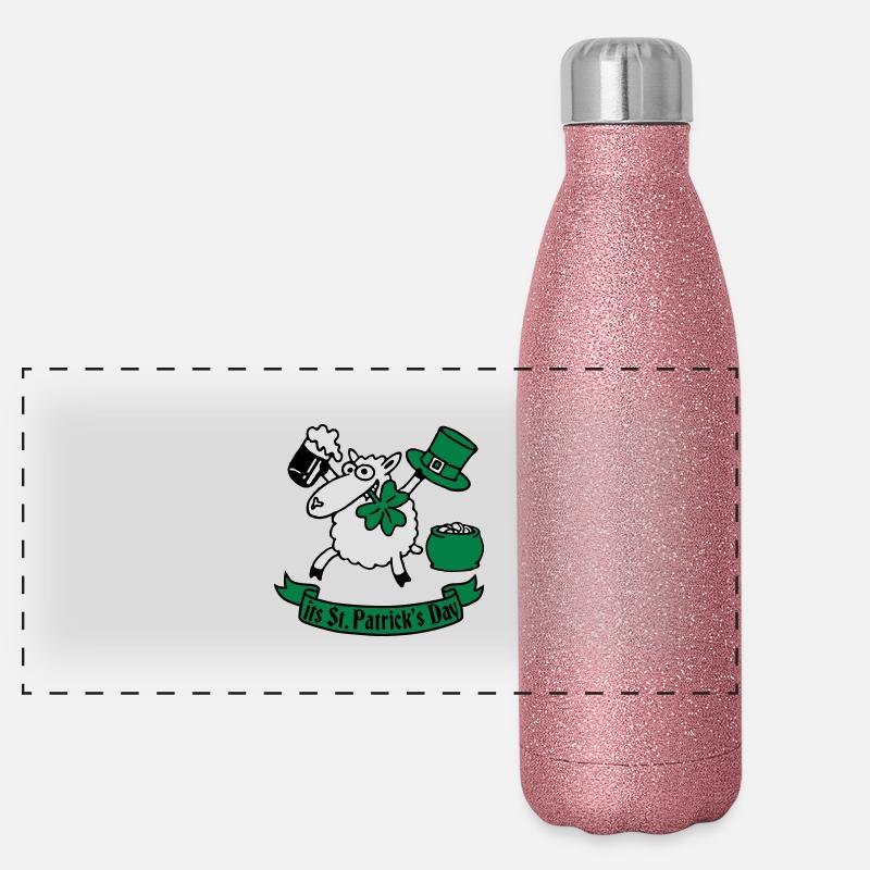 st_pattricks_sheep_b Gourde isotherme panoramique pailletée 500 ml