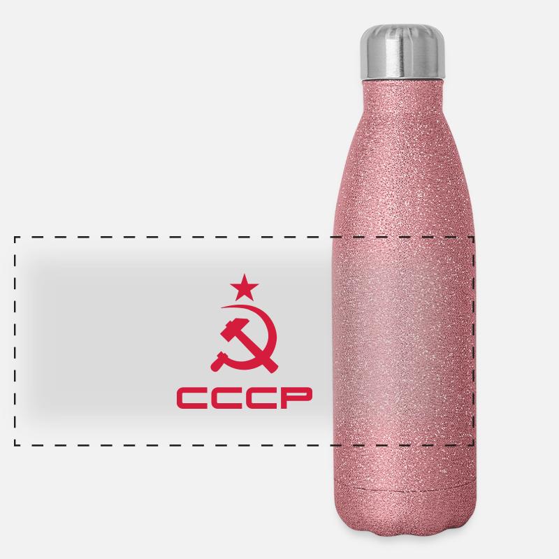 URSS__V003 Gourde isotherme panoramique pailletée 500 ml