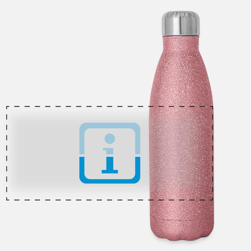 Info 30 Panorama Glitzer Isolierflasche 500 ml