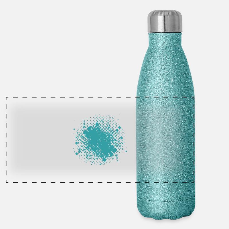 Vector background de Panorama Glitzer Isolierflasche 500 ml