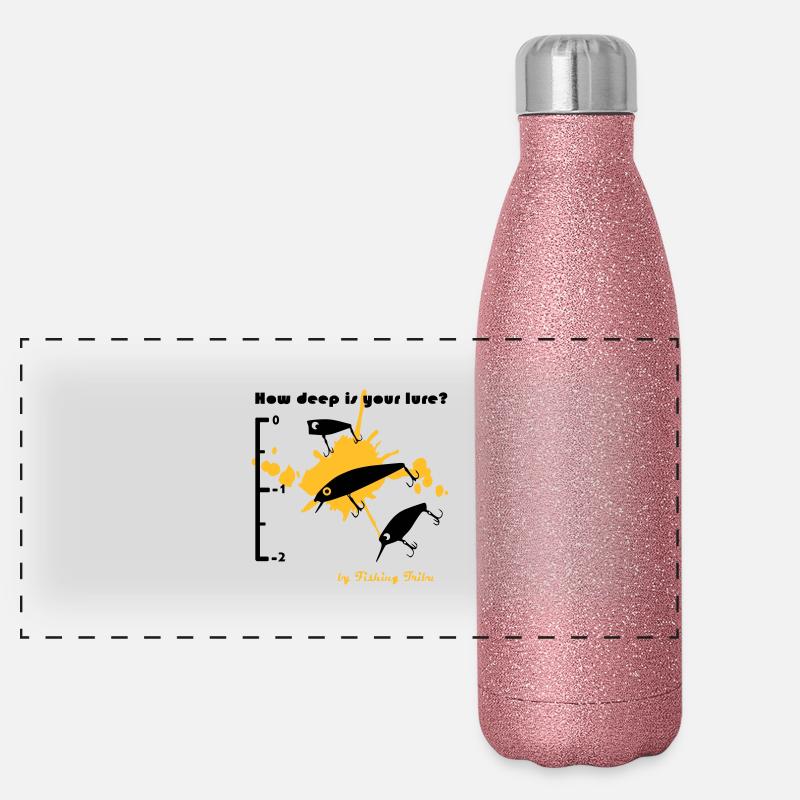 T-shirt How deep is your lure Gourde isotherme panoramique pailletée 500 ml
