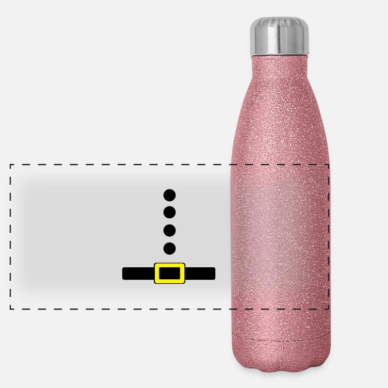 belt Panoramic Glitter Thermal Bottle 500 ml