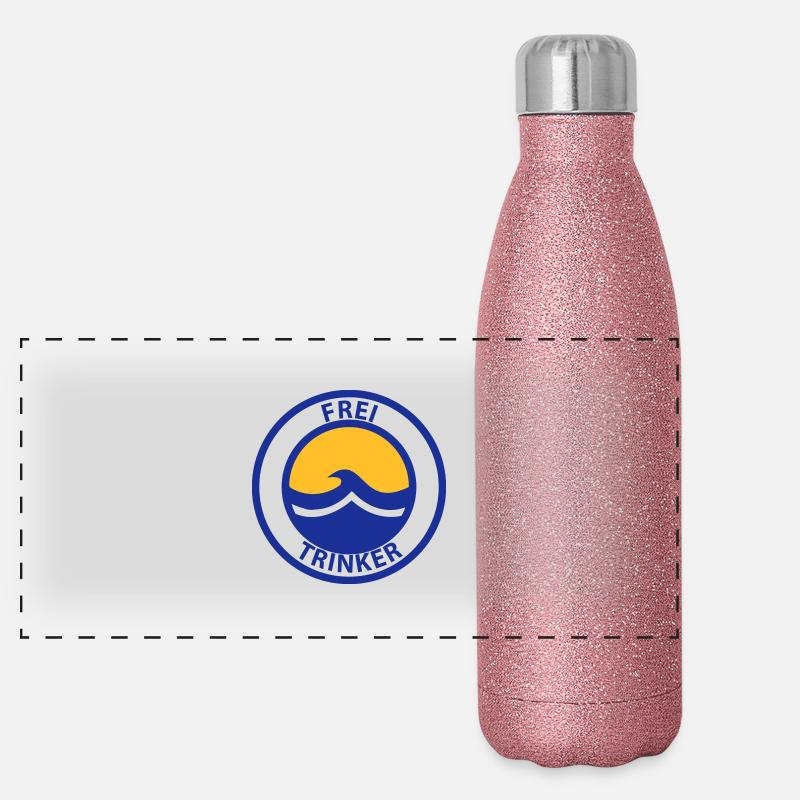 Freitrinker Panorama Glitzer Isolierflasche 500 ml