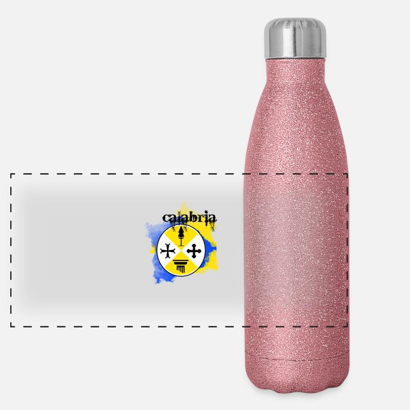 calabria Panorama Glitzer Isolierflasche 500 ml