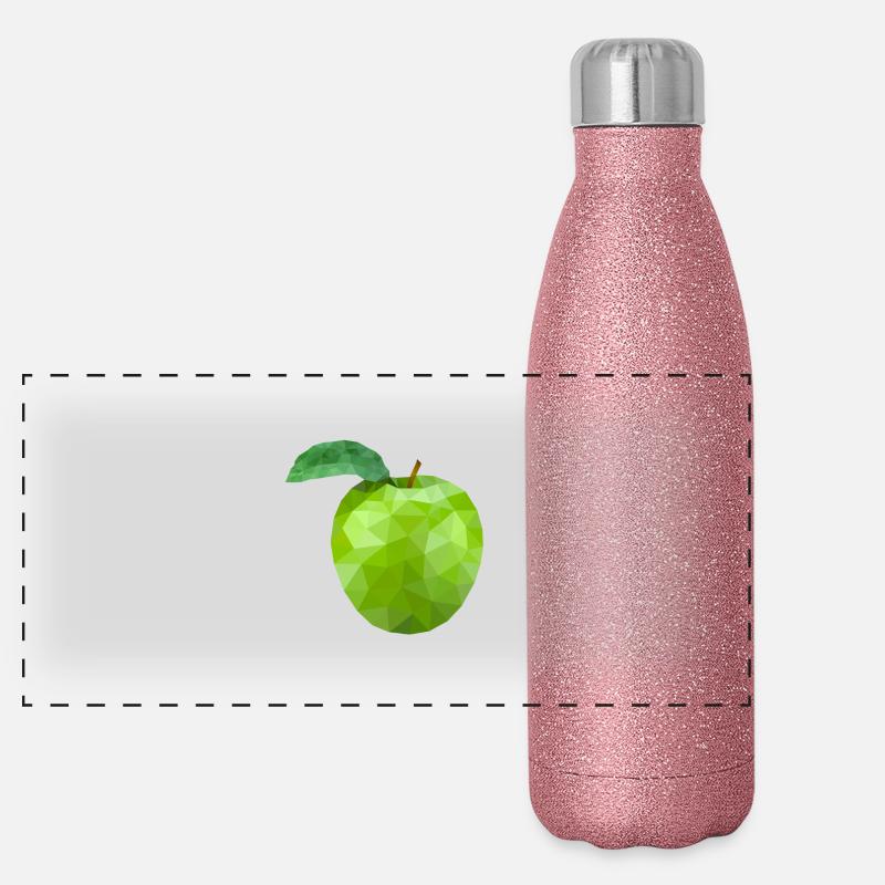 Pomme Gourde isotherme panoramique pailletée 500 ml