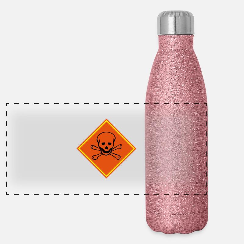 skull_sign_vec_3 fr Gourde isotherme panoramique pailletée 500 ml