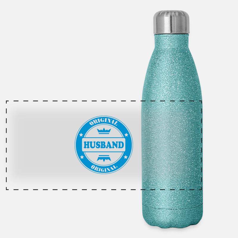 Original husband Gourde isotherme panoramique pailletée 500 ml