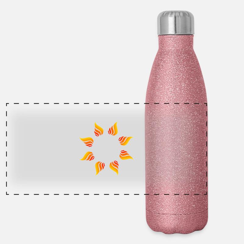 Cercle de feu cercle Gourde isotherme panoramique pailletée 500 ml