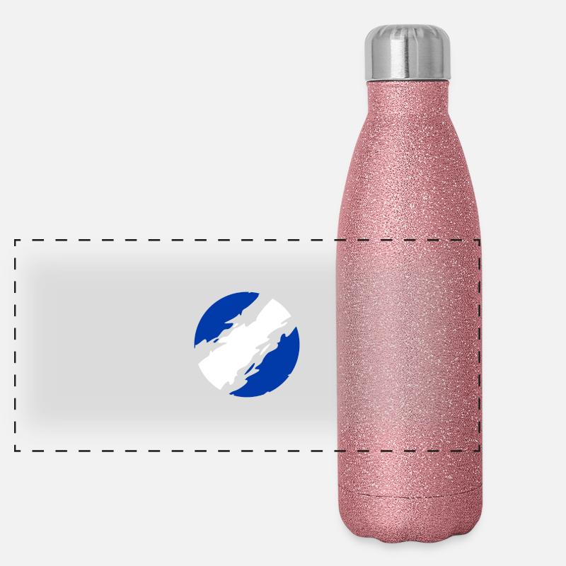 Grèce Gourde isotherme panoramique pailletée 500 ml