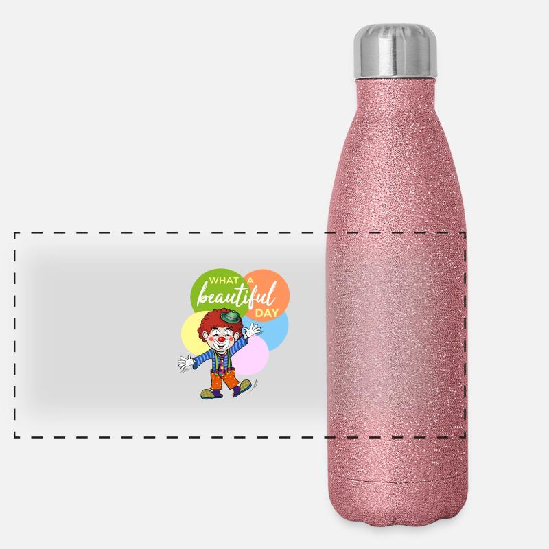 what a beautiful day Panoramic Glitter Thermal Bottle 500 ml