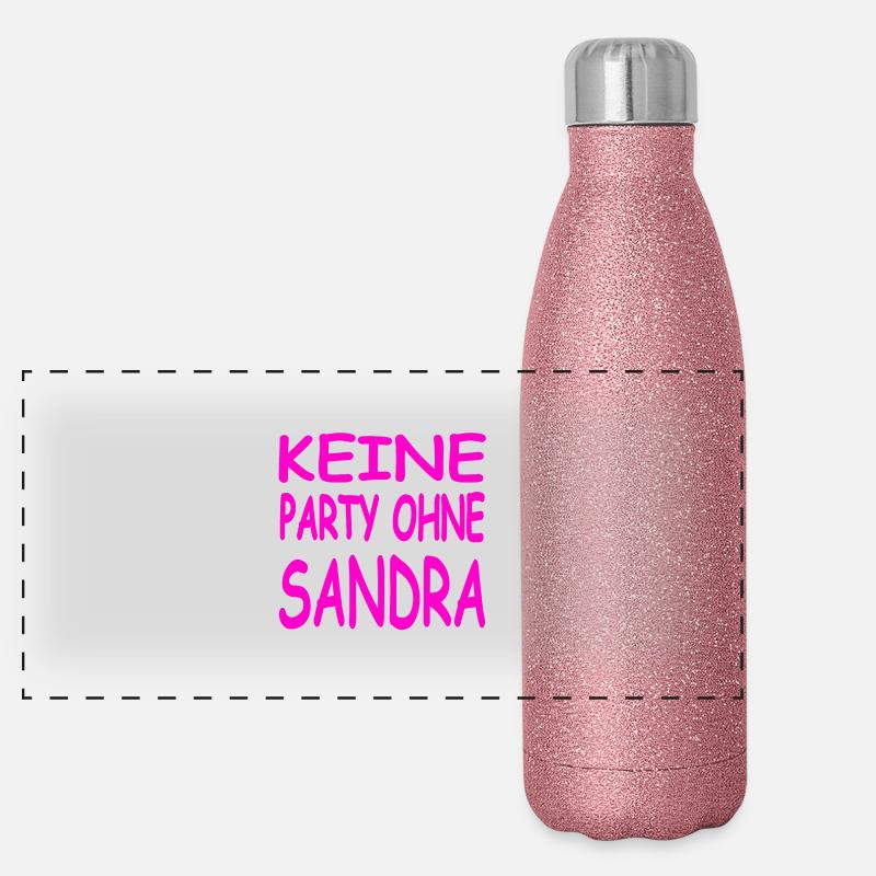 Party Panorama Glitzer Isolierflasche 500 ml