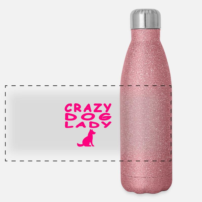 Hunde Panorama Glitzer Isolierflasche 500 ml