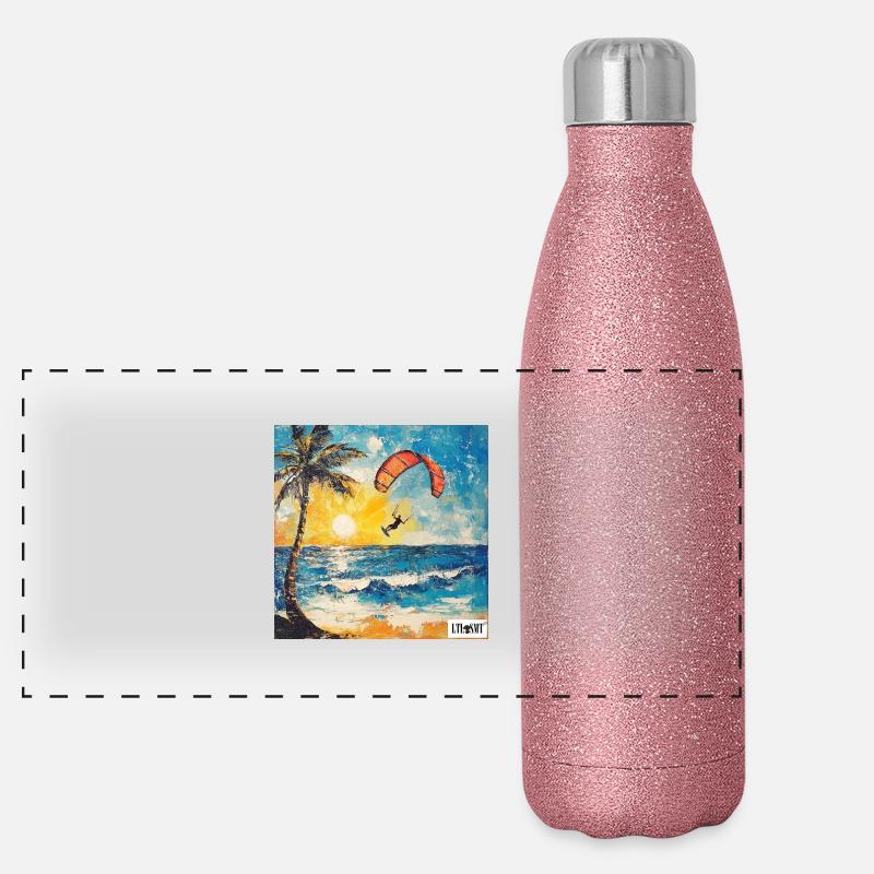 Kite Panorama Glitzer Isolierflasche 500 ml