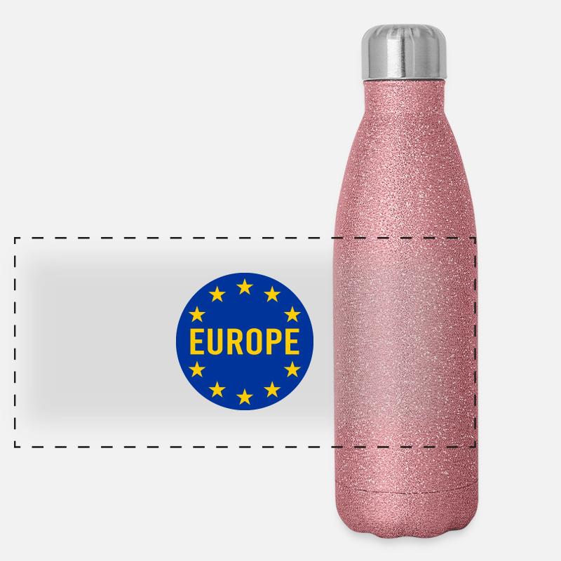 Europa Thermos in acciaio inossidabile glitterato