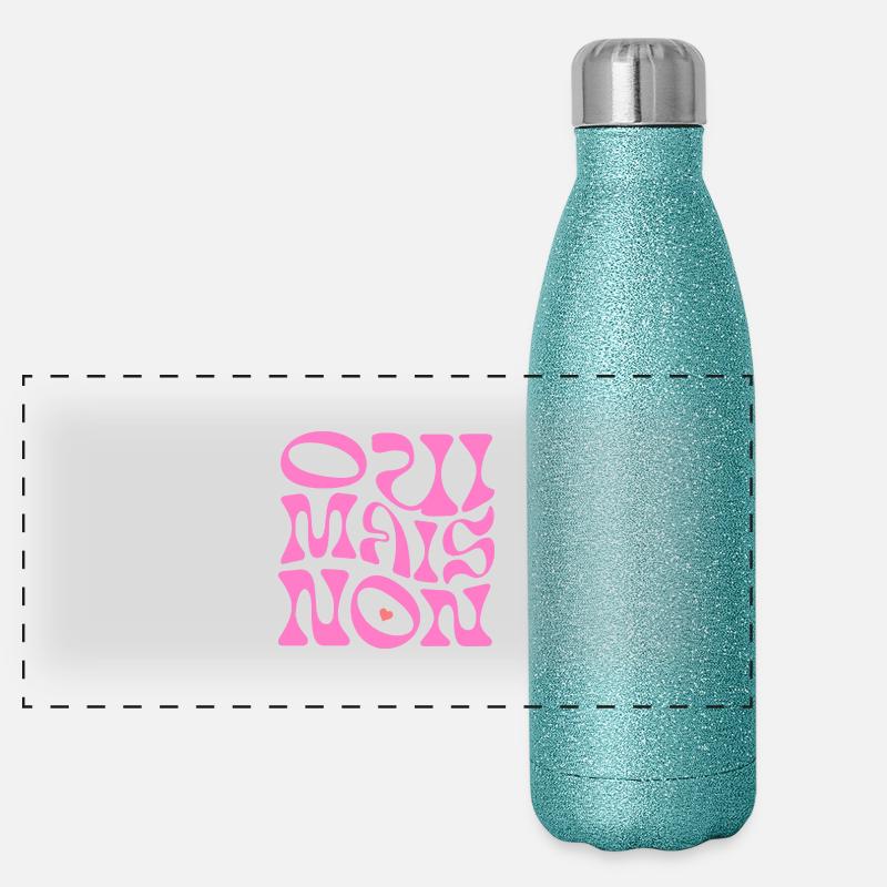 maize non Panoramic Glitter Thermal Bottle 500 ml