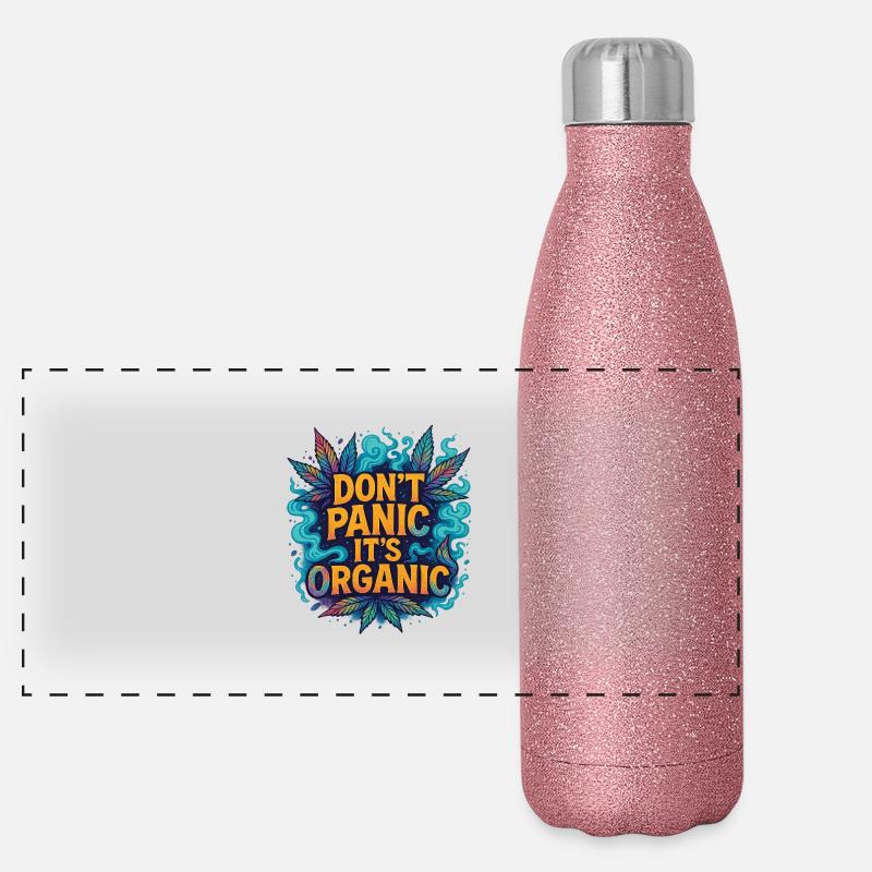 Don‘t panic Panorama Glitzer Isolierflasche 500 ml