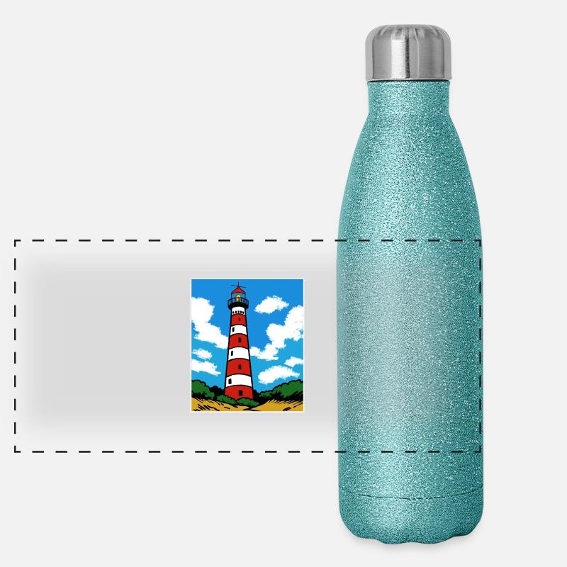 J’adore Ameland Holiday Lighthouse Gourde isotherme panoramique pailletée 500 ml