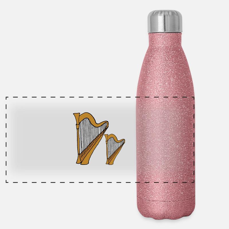 Harpes Gourde isotherme panoramique pailletée 500 ml