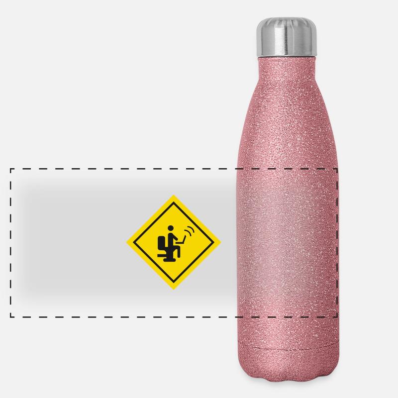 GEEK Gourde isotherme panoramique pailletée 500 ml