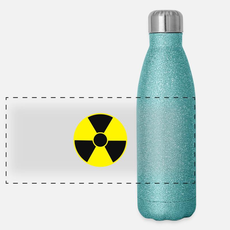 Radio Active Logo X2 DE Panorama Glitzer Isolierflasche 500 ml