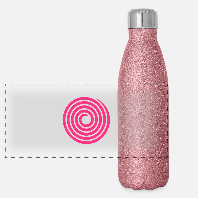spiral (1c) Panorama Glitzer Isolierflasche 500 ml
